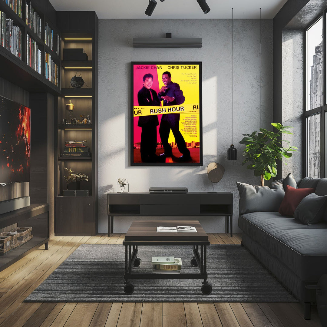 "Rush Hour" (1998) Framed Movie Poster