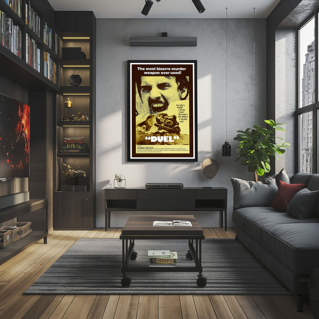 "Duel" (1971) Framed Movie Poster