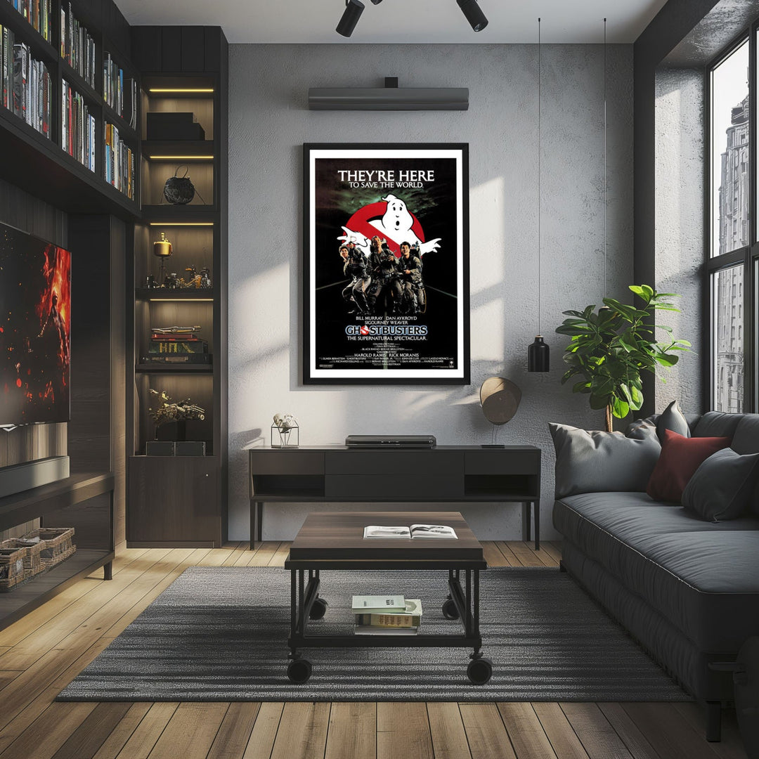 "Ghostbusters" (1984) Framed Movie Poster