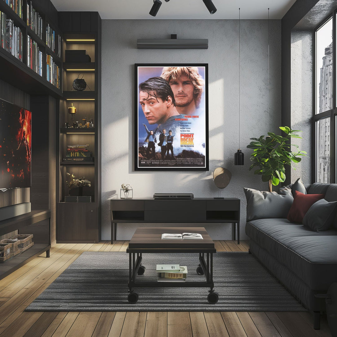 "Point Break" (1991) Framed Movie Poster