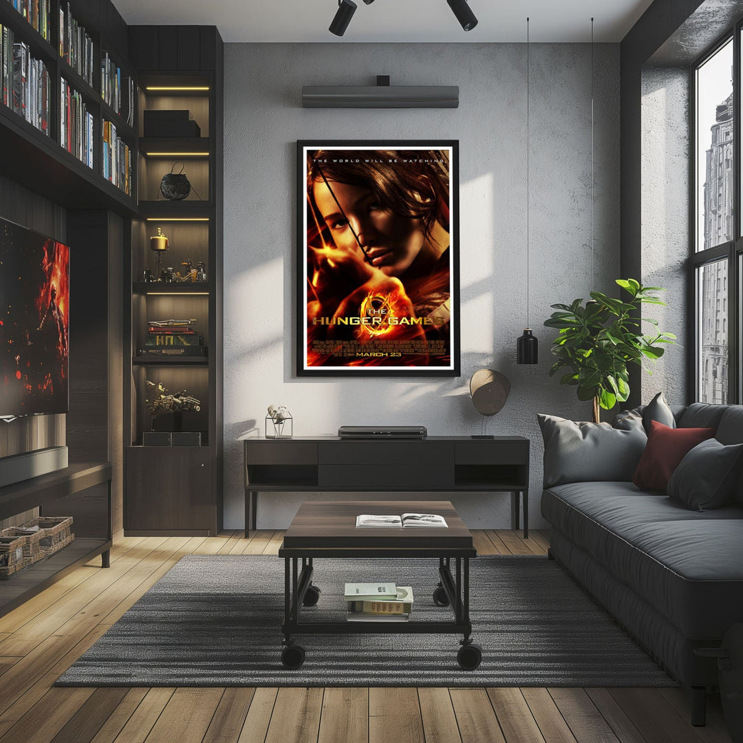 "Hunger Games" (2012) Framed Movie Poster