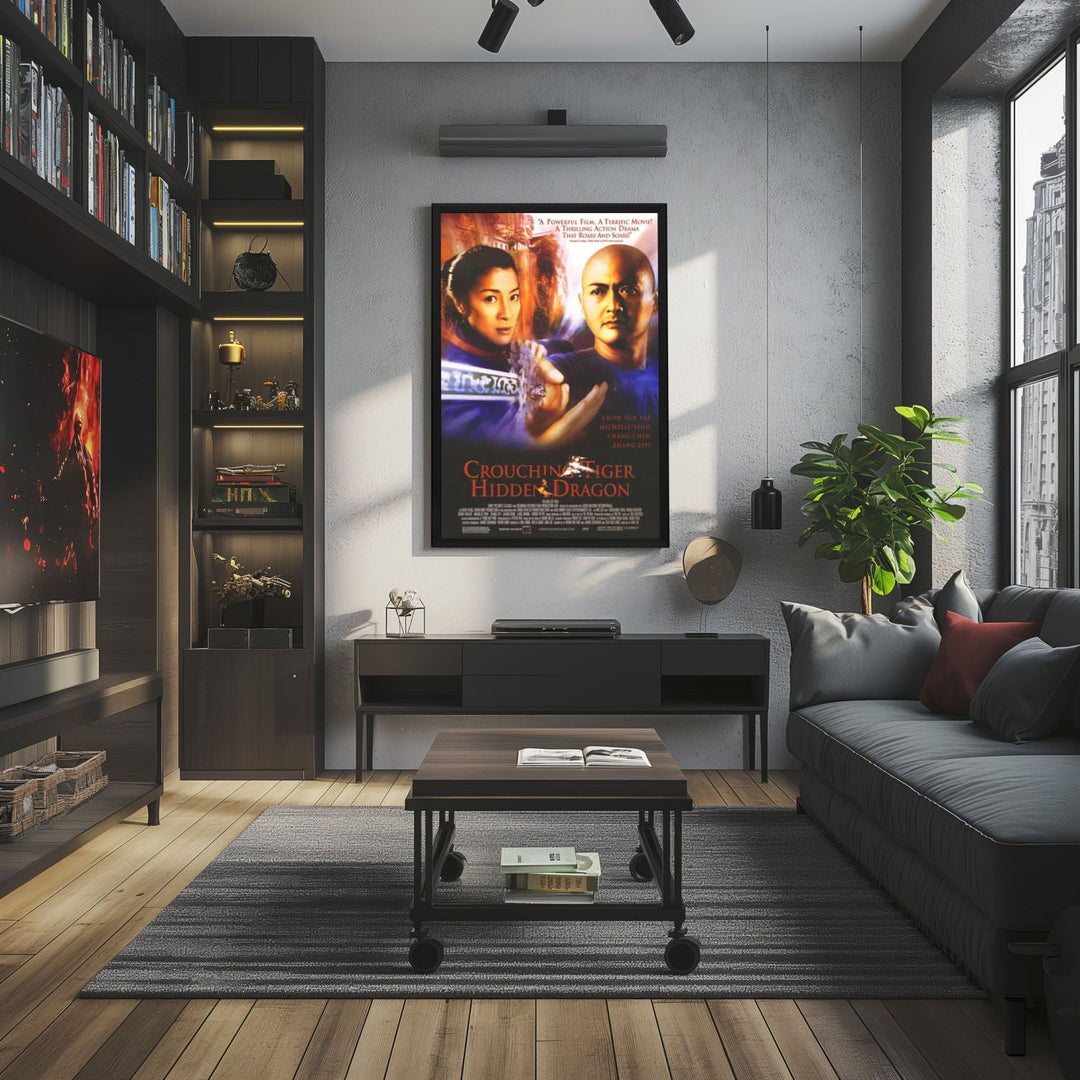 "Crouching Tiger, Hidden Dragon" (2000) Framed Movie Poster