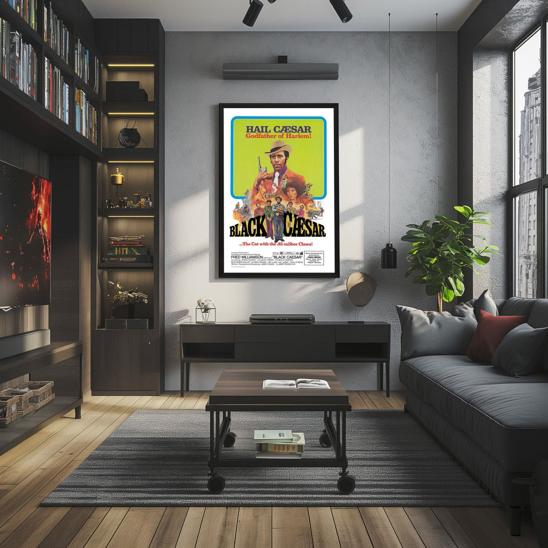 "Black Caesar" (1973) Framed Movie Poster