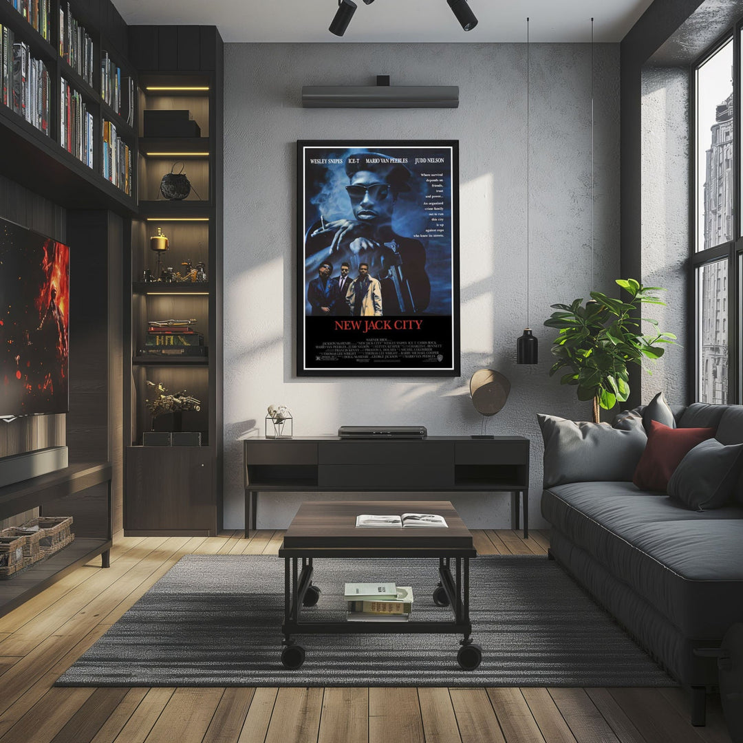 "New Jack City" (1991) Framed Movie Poster