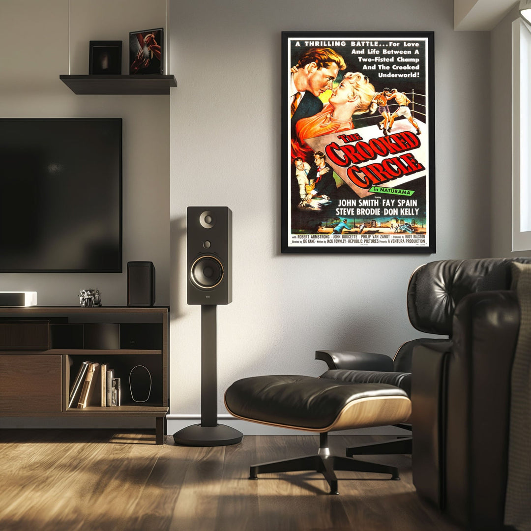 "Crooked Circle" (1957) Framed Movie Poster