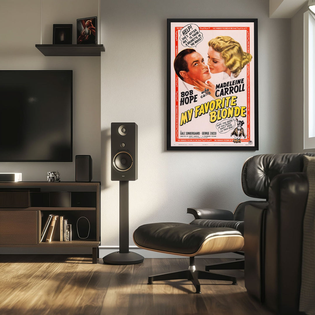 "My Favorite Blonde" (1942) Framed Movie Poster
