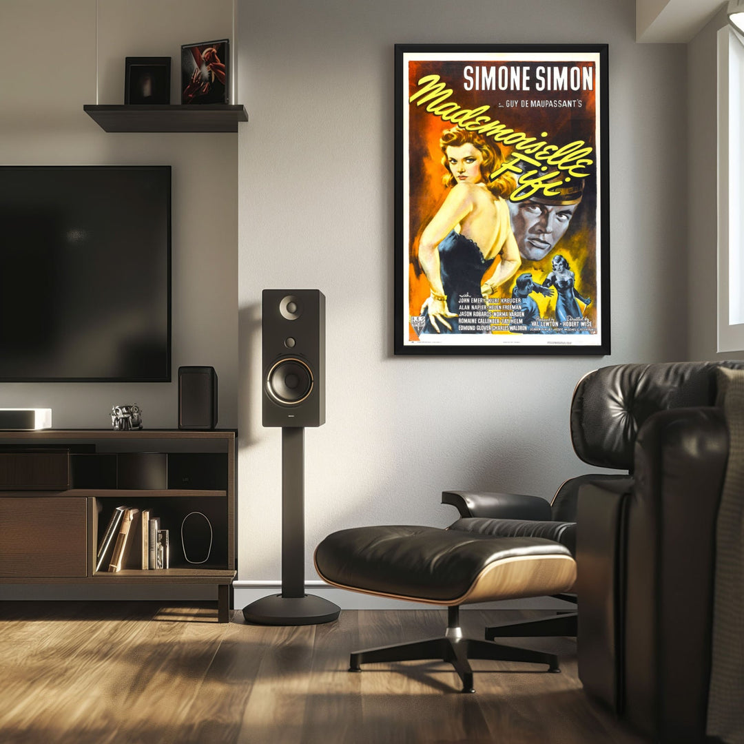 "Mademoiselle Fifi" (1944) Framed Movie Poster