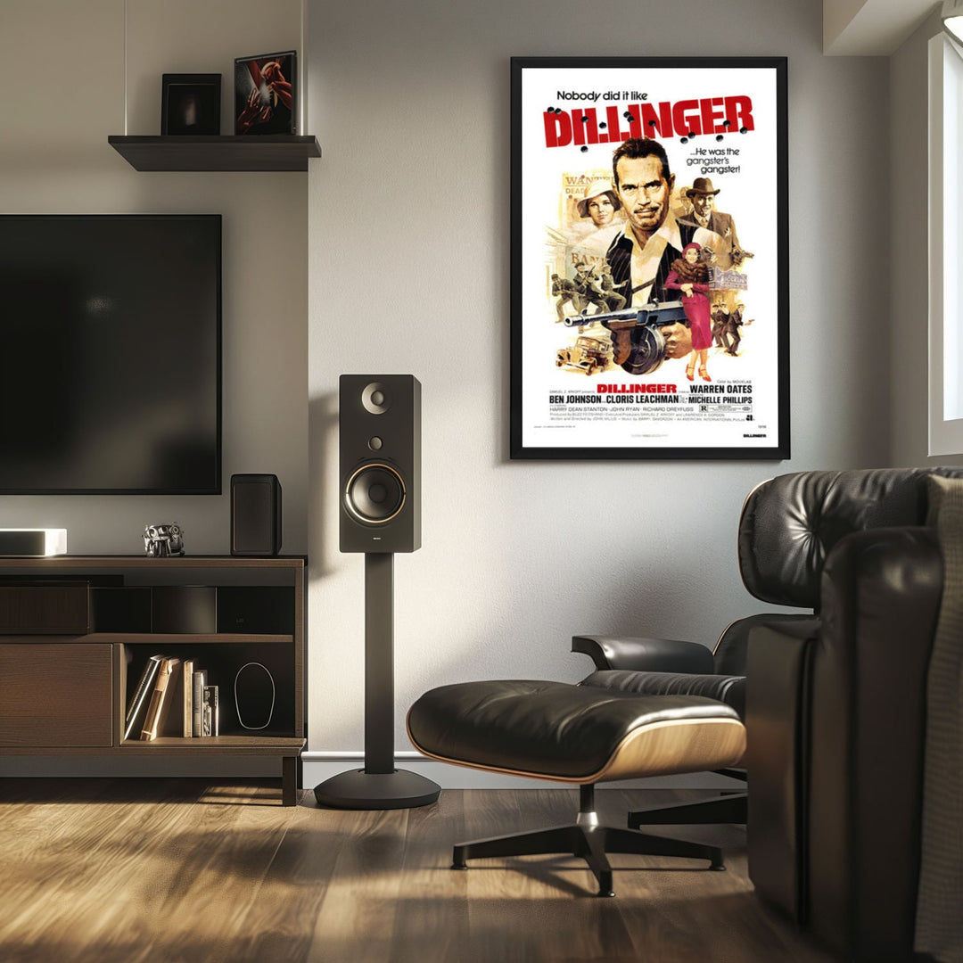 "Dillinger" (1973) Framed Movie Poster