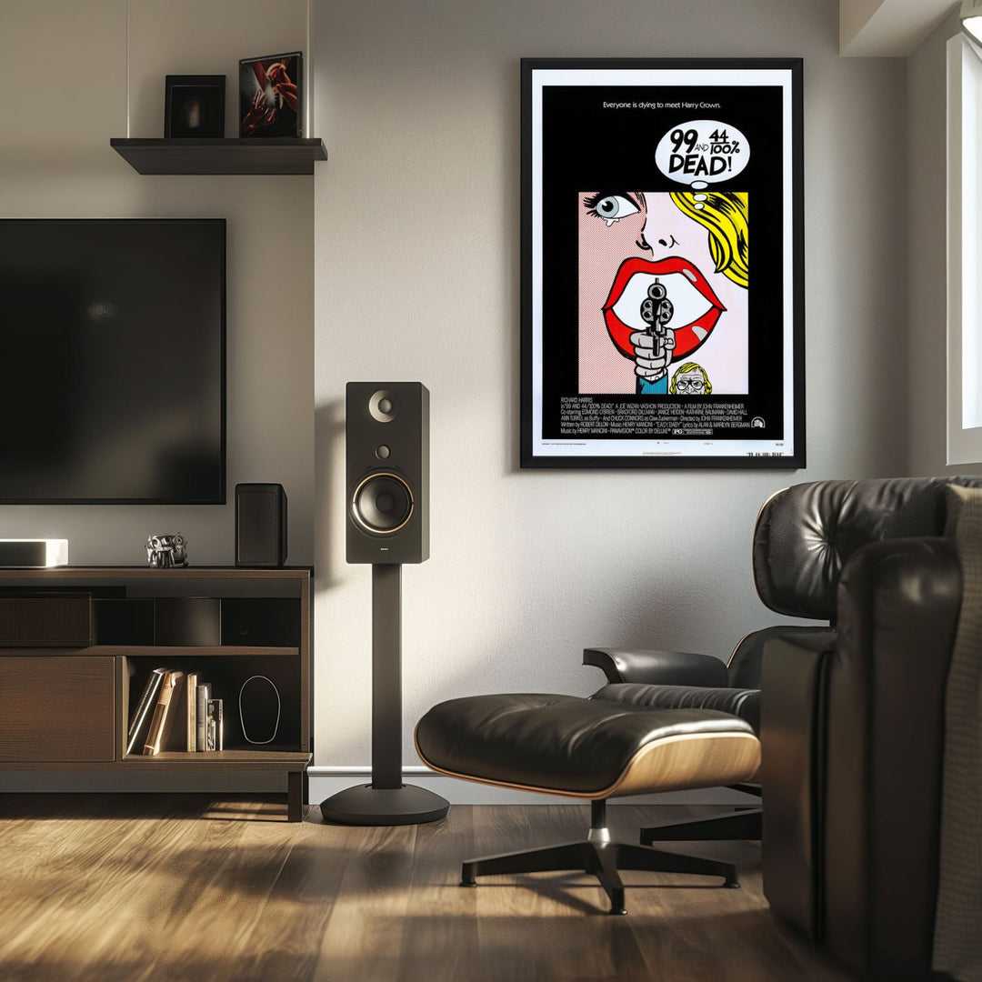 "99 44/100% Dead" (1974) Framed Movie Poster