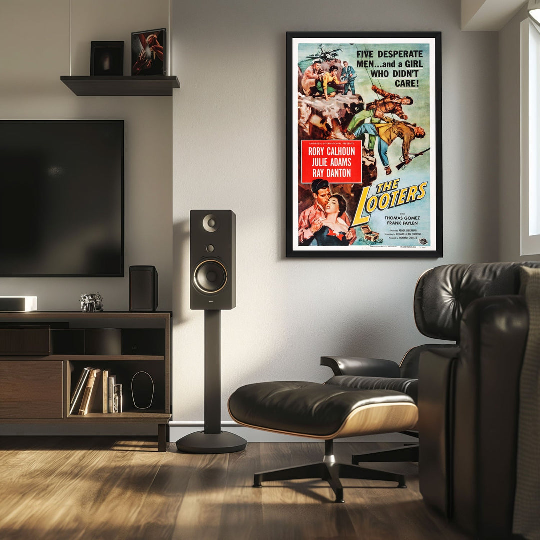"Looters" (1955) Framed Movie Poster
