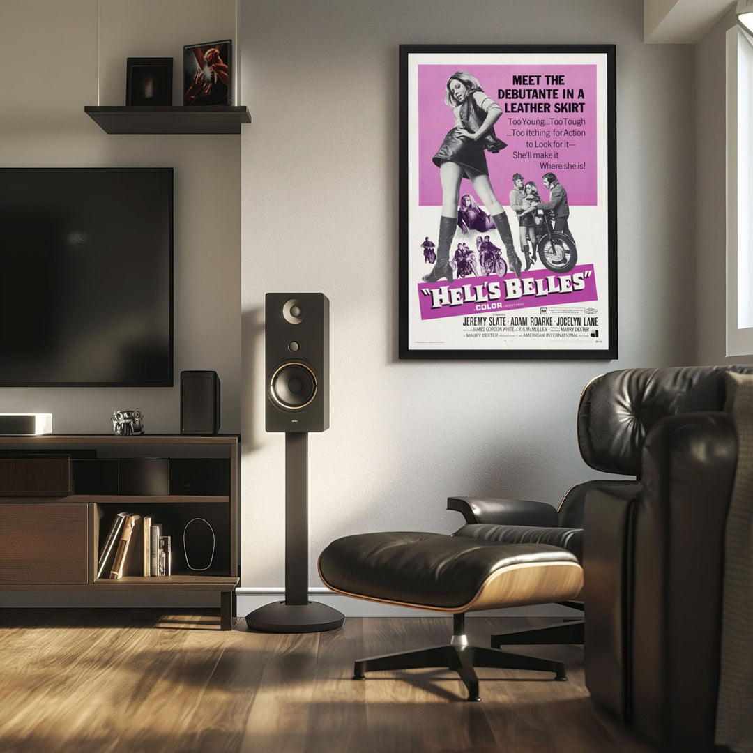 "Hell's Belles" (1969) Framed Movie Poster