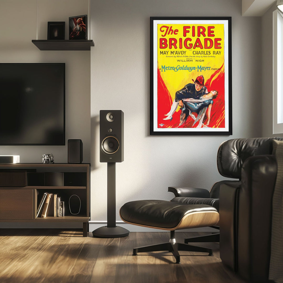 "Fire Brigade" (1926) Framed Movie Poster