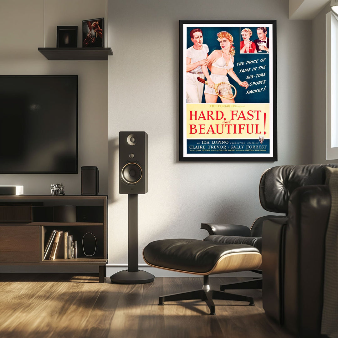 "Hard, Fast And Beautiful" (1951) Framed Movie Poster