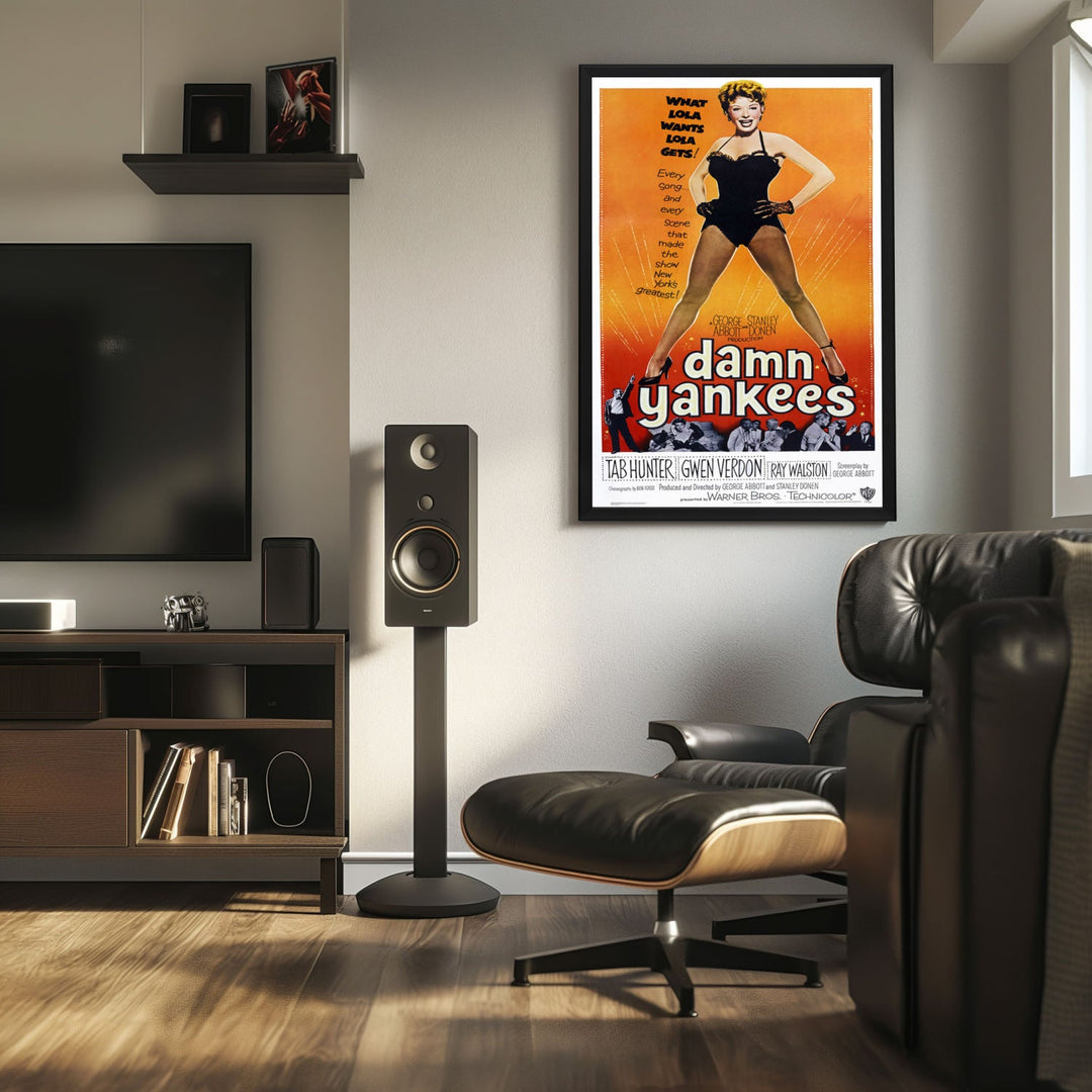 "Damn Yankees" (1958) Framed Movie Poster