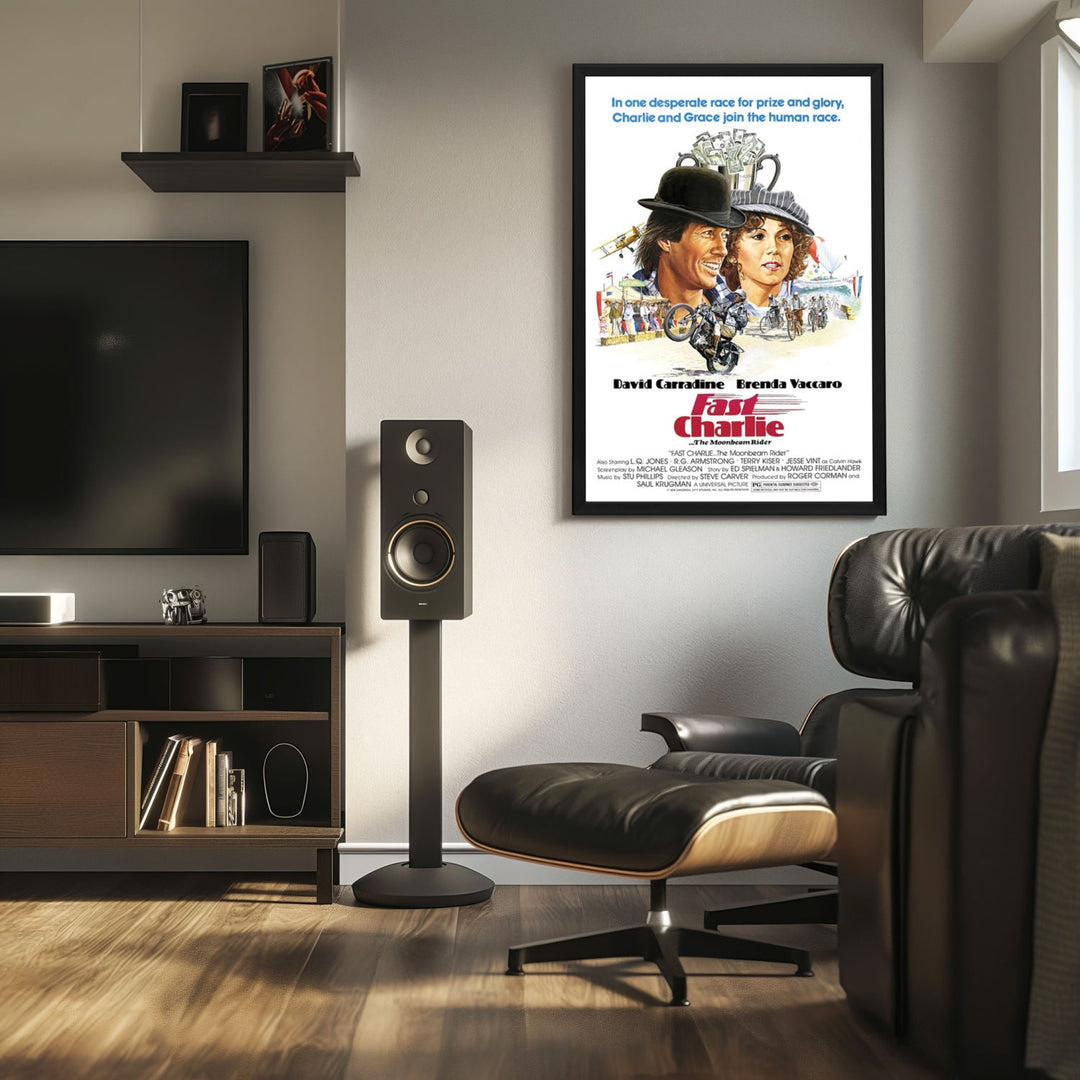 "Fast Charlie...The Moonbeam Rider" (1979) Framed Movie Poster
