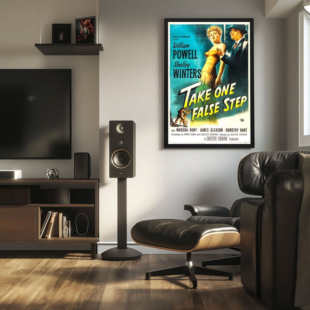 "Take One False Step" (1949) Framed Movie Poster