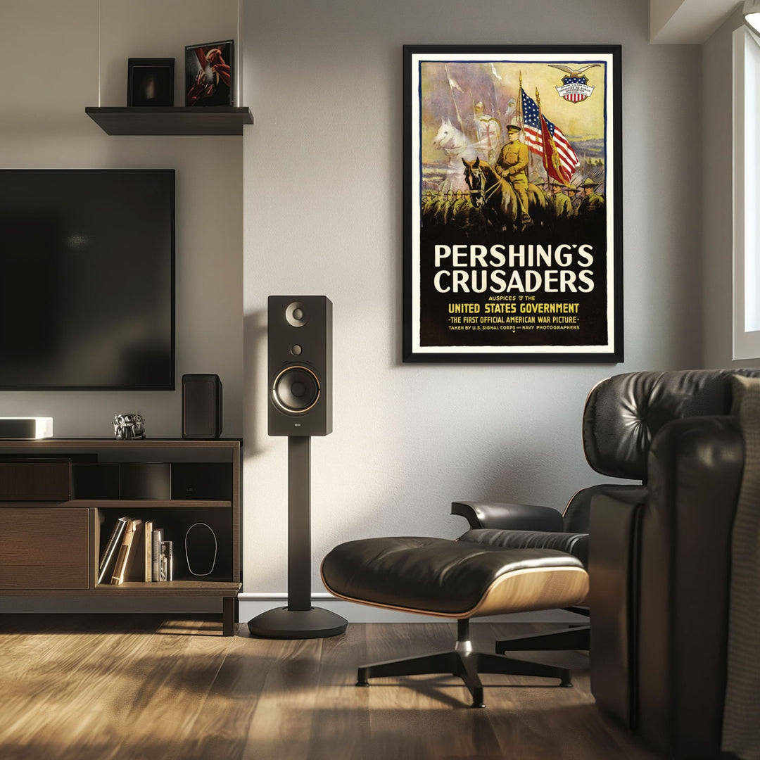 "Pershing's Crusaders" (1918) Framed Movie Poster