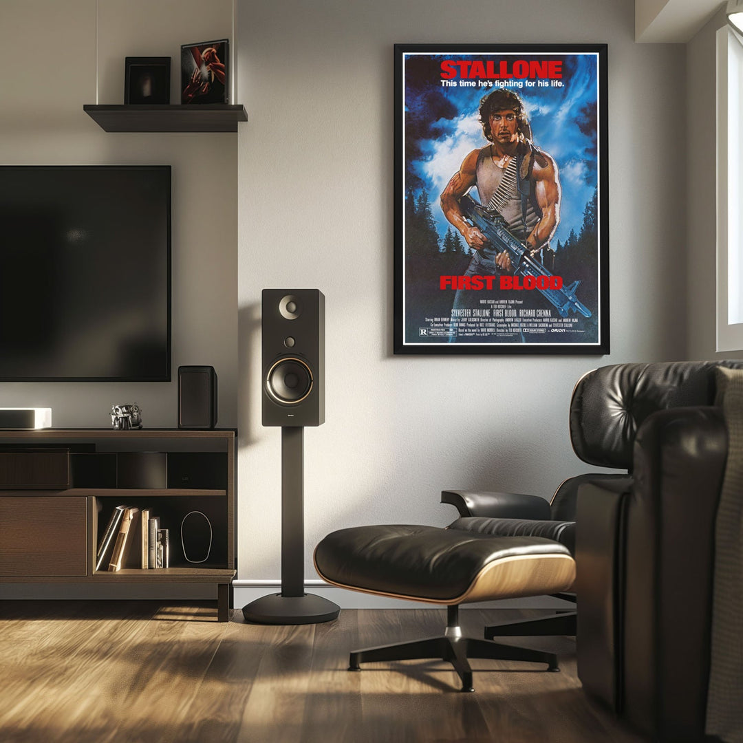 "First Blood" (1982) Framed Movie Poster