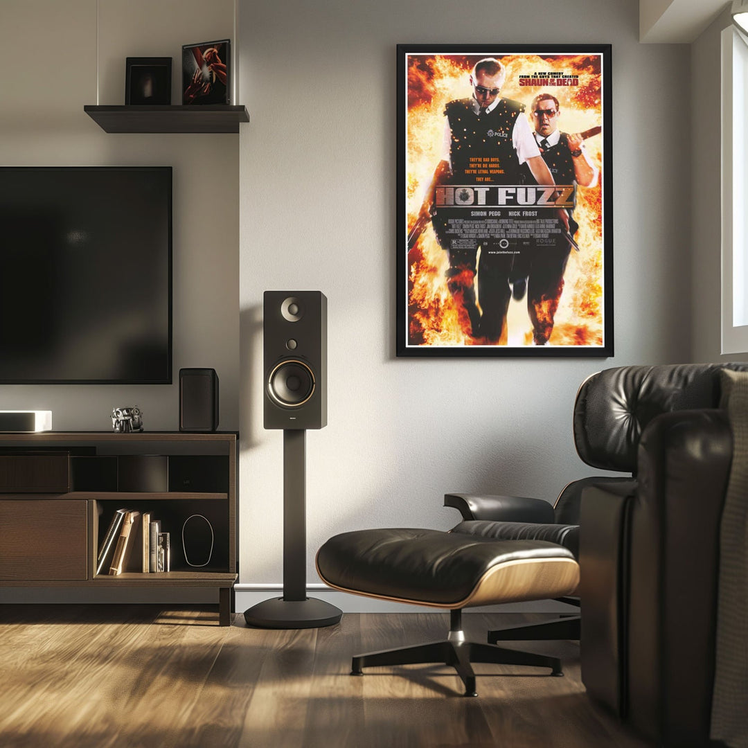 "Hot Fuzz" (2007) Framed Movie Poster