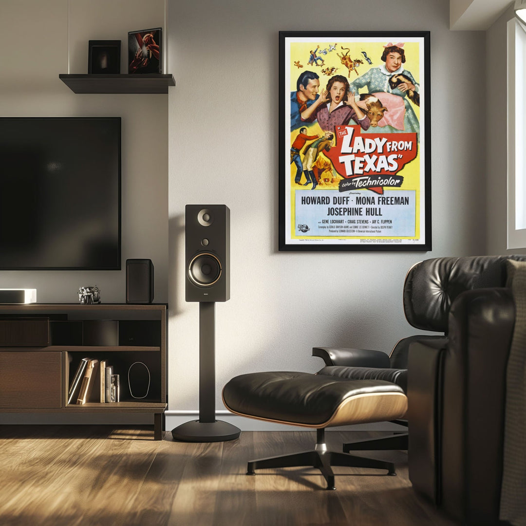 "Lady From Texas" (1951) Framed Movie Poster