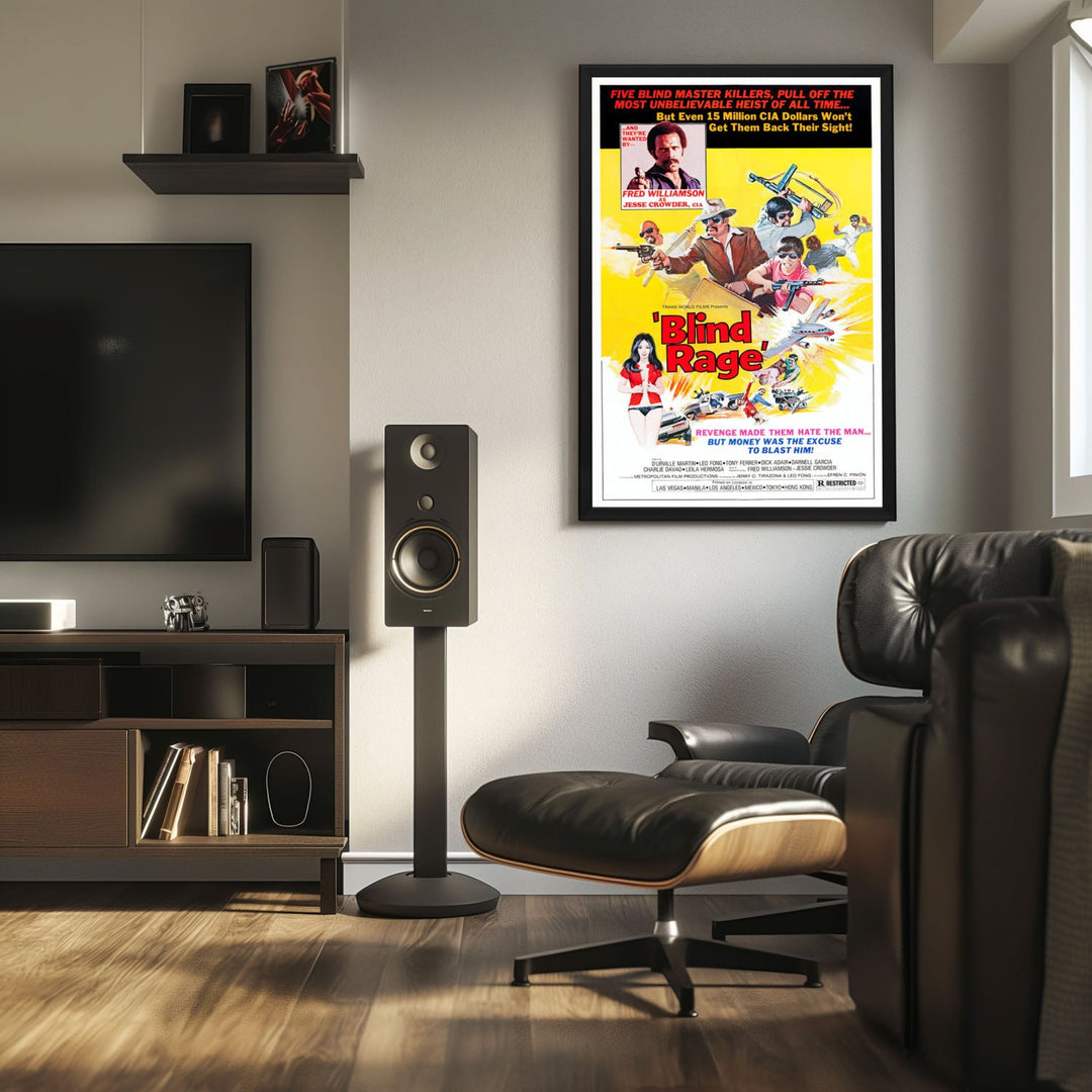 "Blind Rage" (1978) Framed Movie Poster