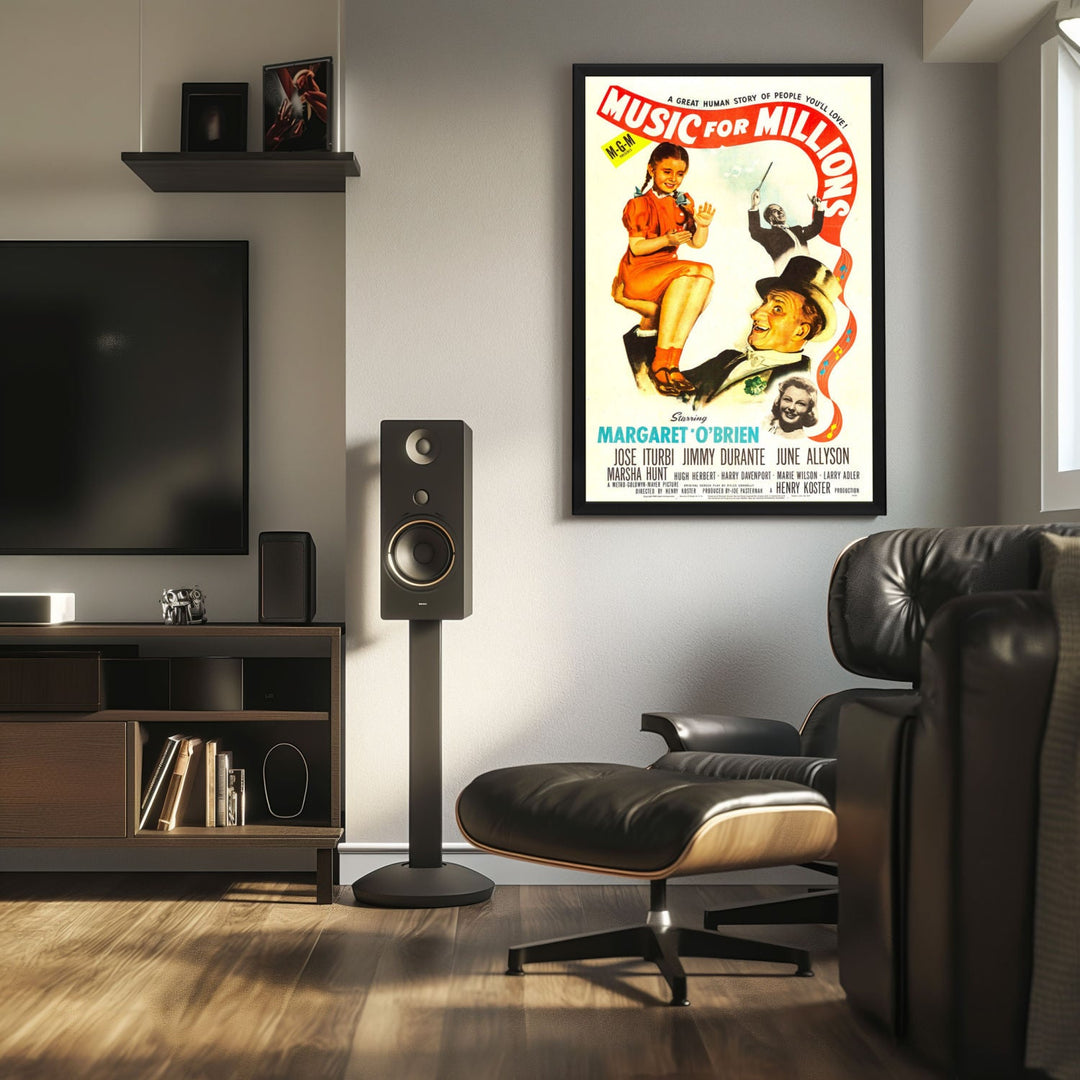 "Music For Millions" (1944) Framed Movie Poster