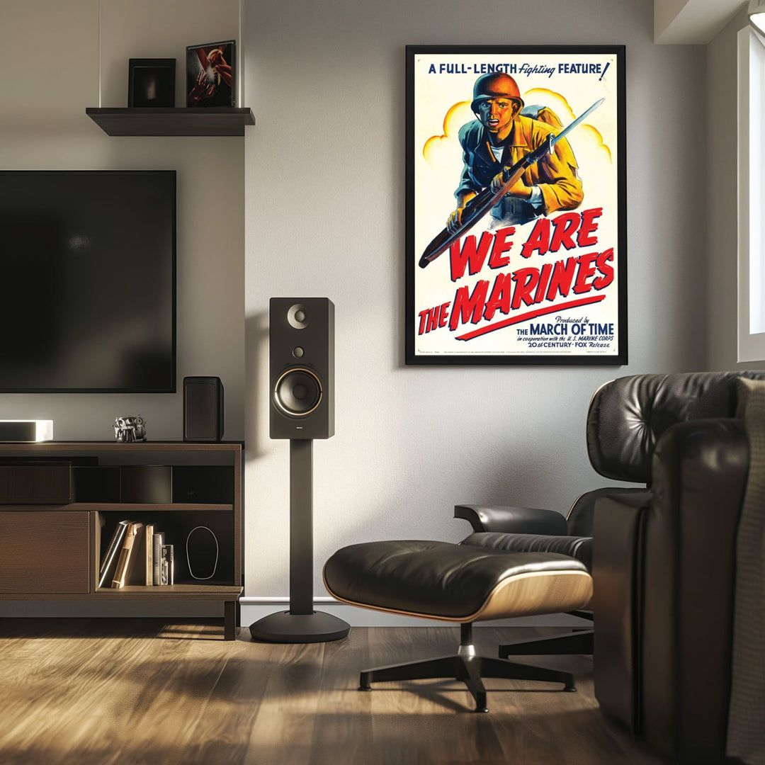 "We Are The Marines" (1942) Framed Movie Poster