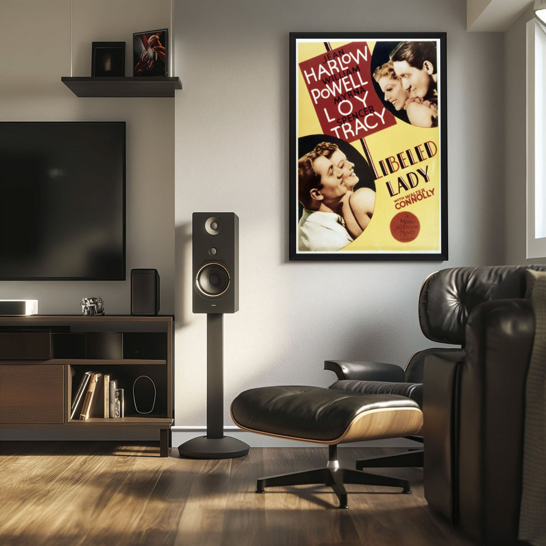 "Libeled Lady" (1936) Framed Movie Poster