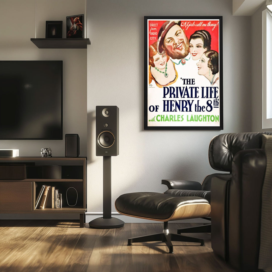 "Private Life Of Henry VIII" (1933) Framed Movie Poster