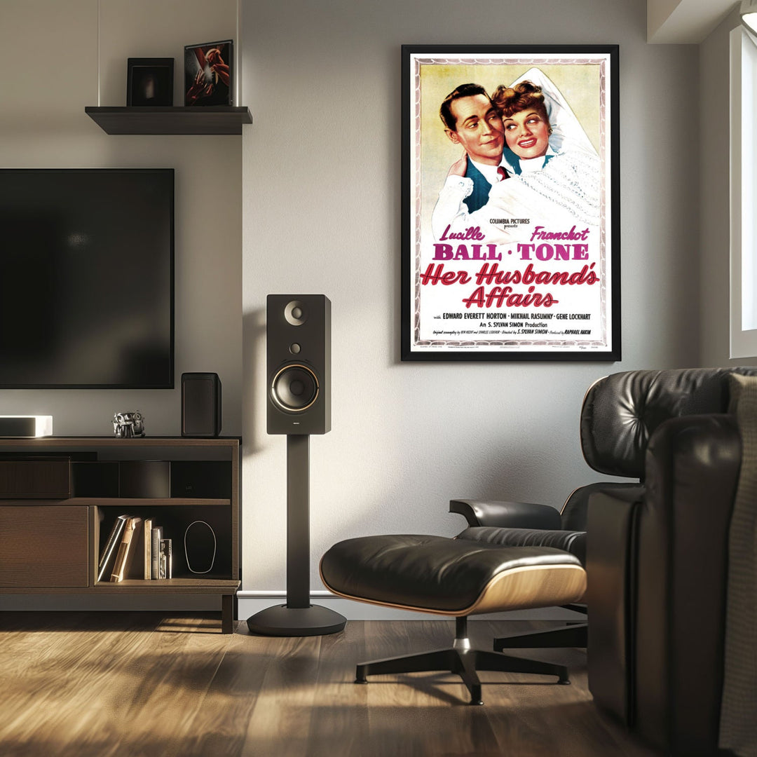 "Her Husband's Affairs" (1947) Framed Movie Poster