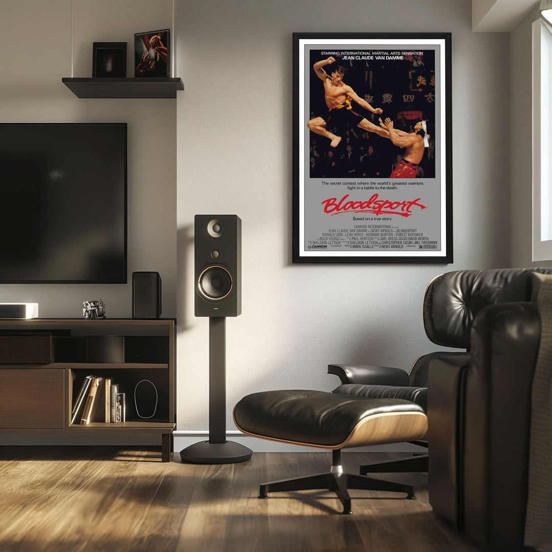 "Bloodsport" (1988) Framed Movie Poster