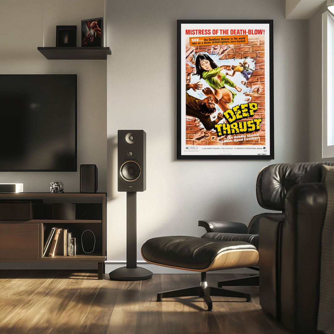 "Deep Thrust" (1973) Framed Movie Poster