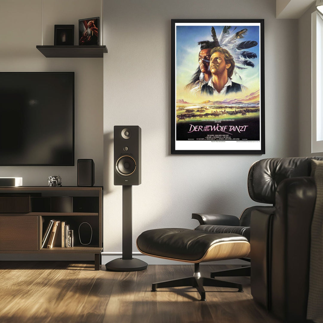 "Dances with Wolves" (1990) Framed Movie Poster