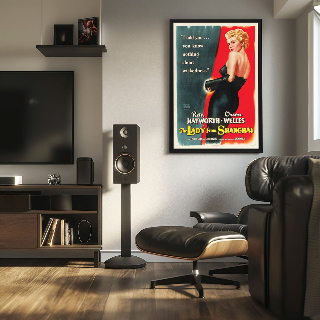 "Lady From Shanghai" (1947) Framed Movie Poster