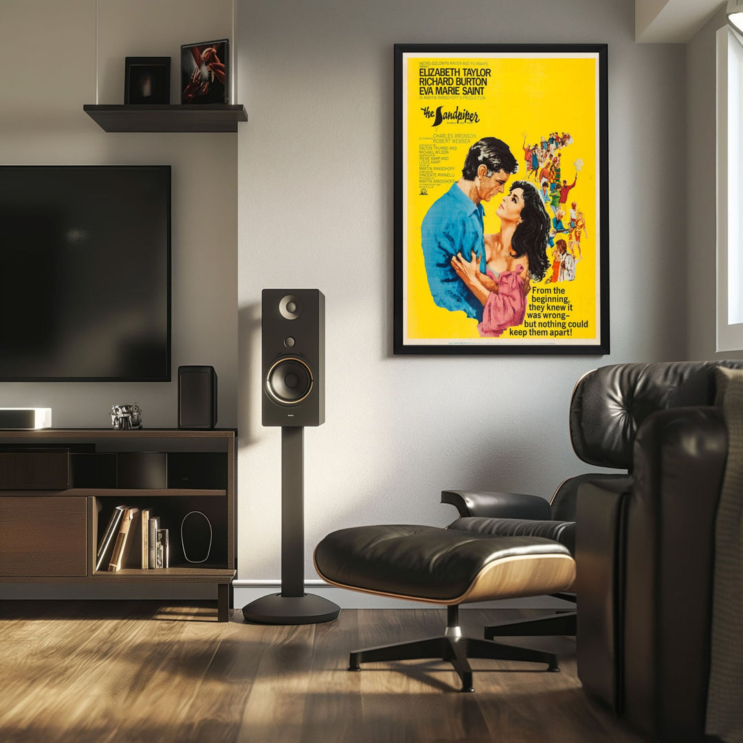 "Sandpiper" (1965) Framed Movie Poster