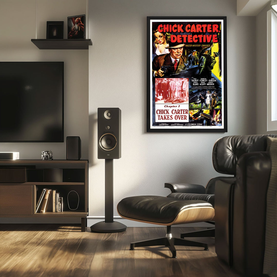 "Chick Carter, detective" (1946) Framed Movie Poster