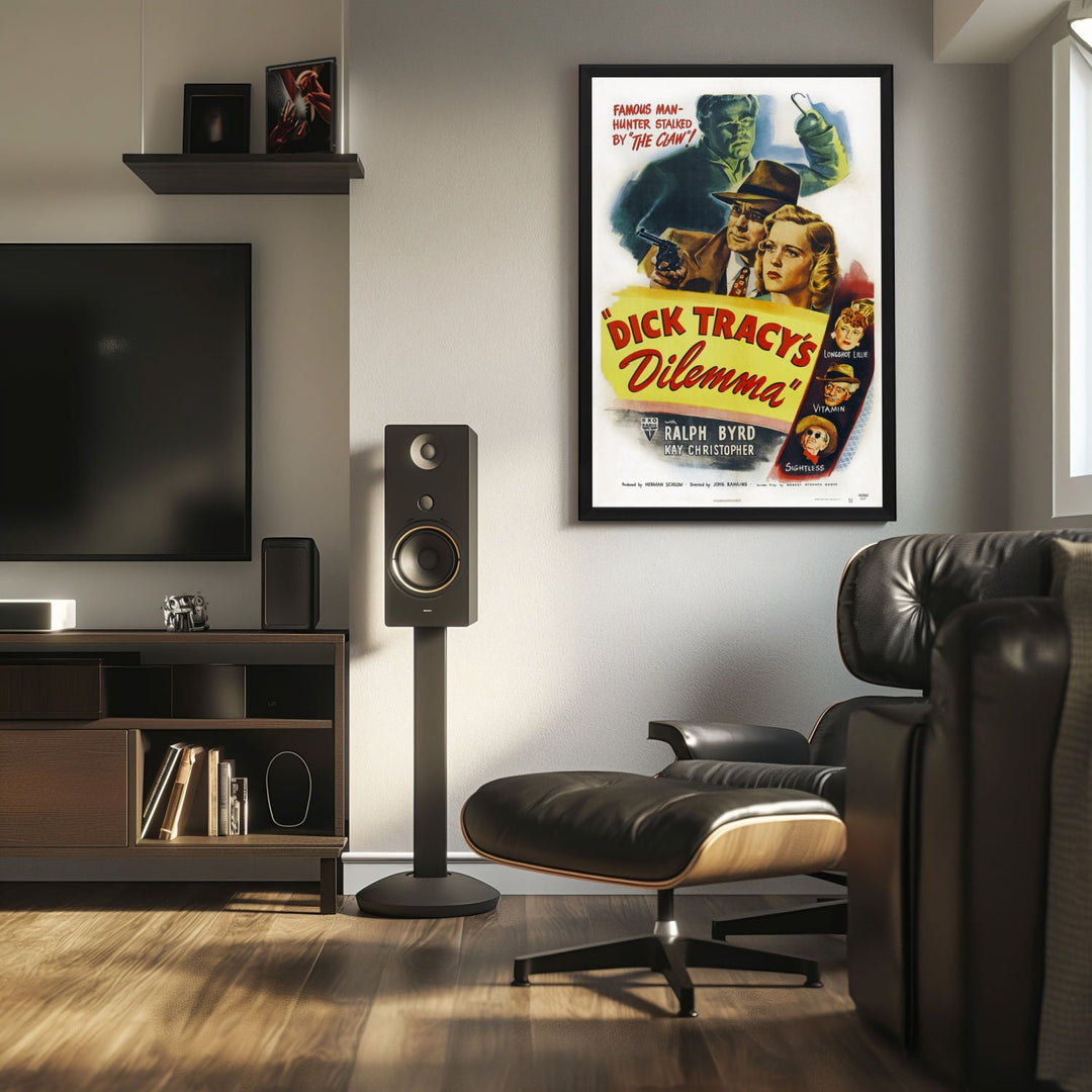 "Dick Tracy's Dilemma" (1947) Framed Movie Poster