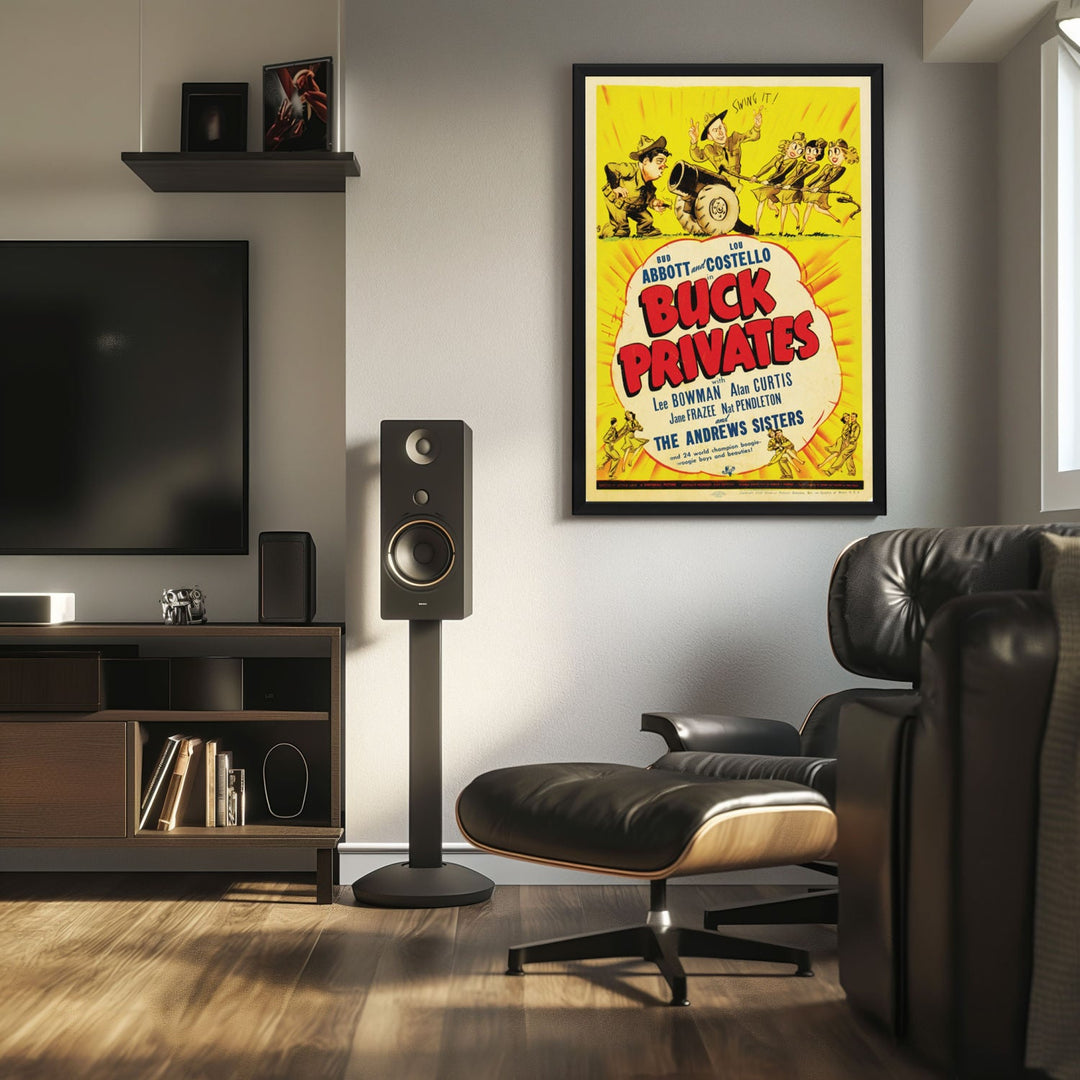 "Buck Privates" (1941) Framed Movie Poster
