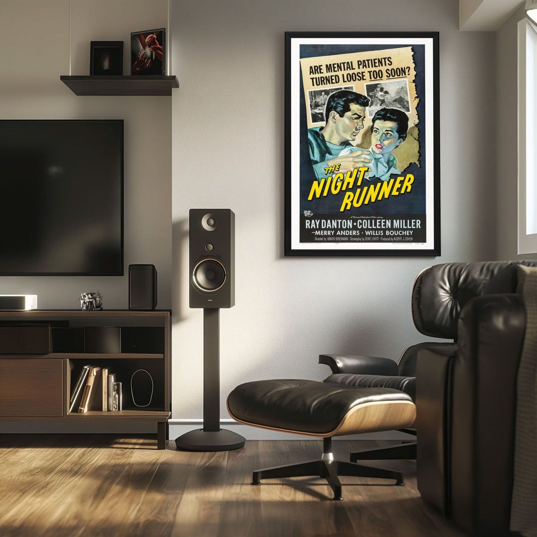 "Night Runner" (1957) Framed Movie Poster