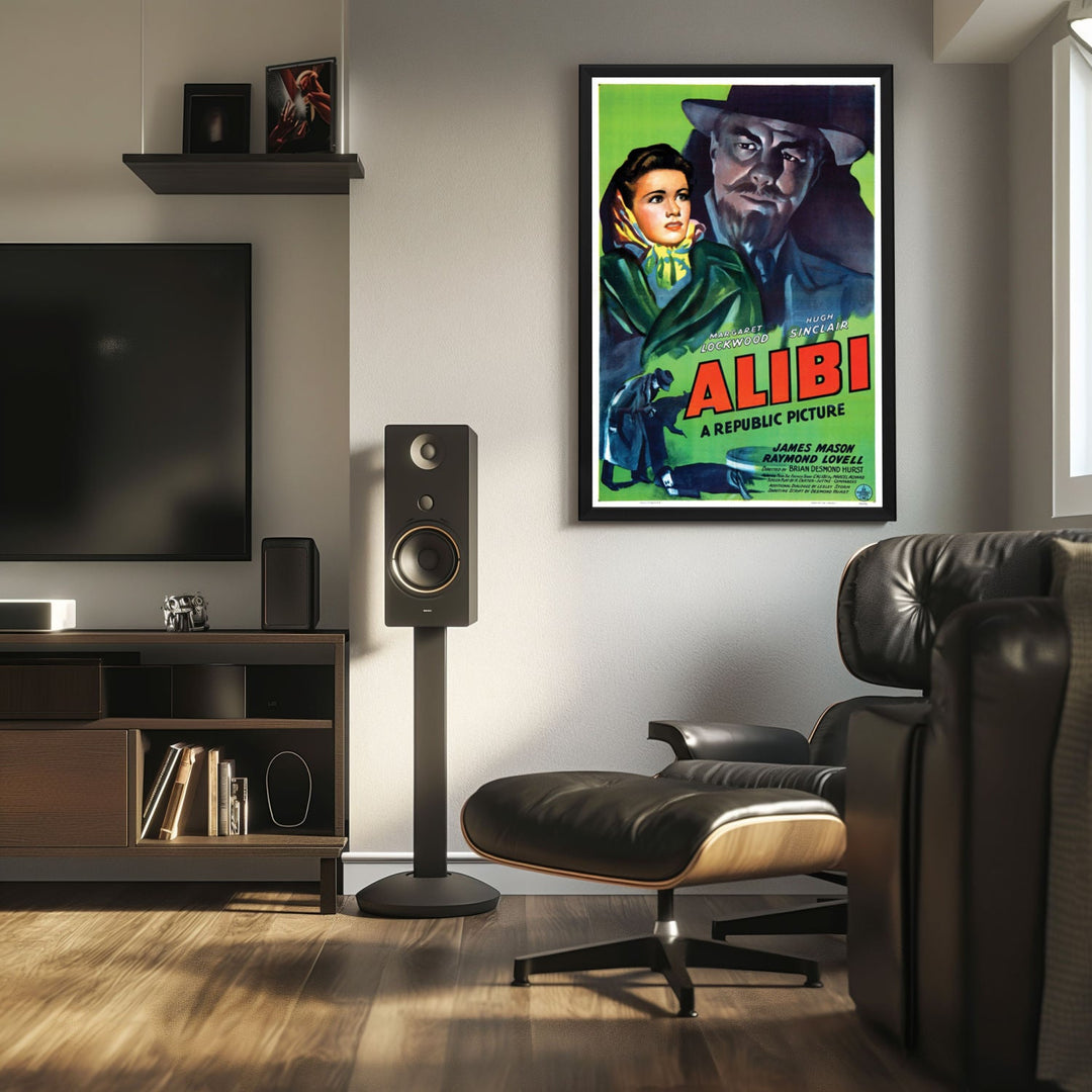 "Alibi" (1942) Framed Movie Poster