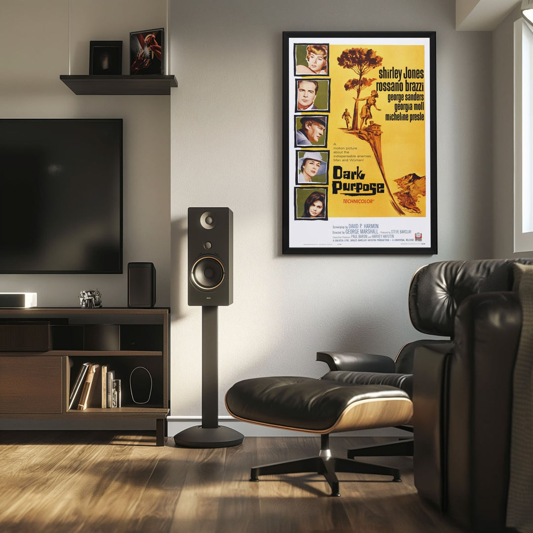 "Dark Purpose" (1964) Framed Movie Poster