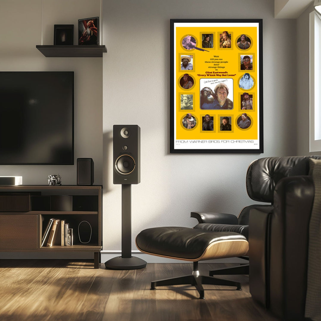 "Every Which Way But Loose" (1978) Framed Movie Poster