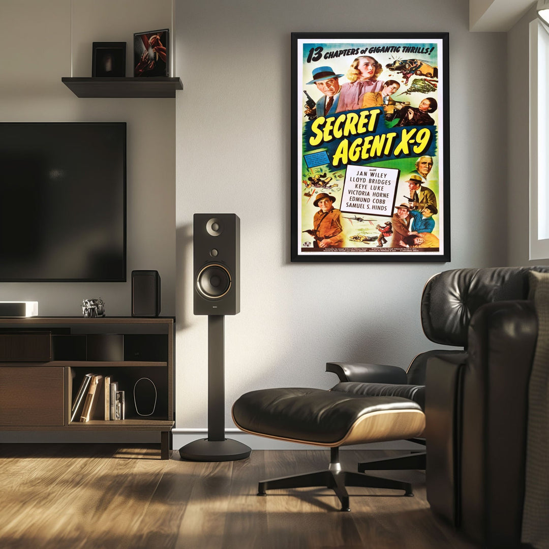 "Secret Agent X-9" (1945) Framed Movie Poster