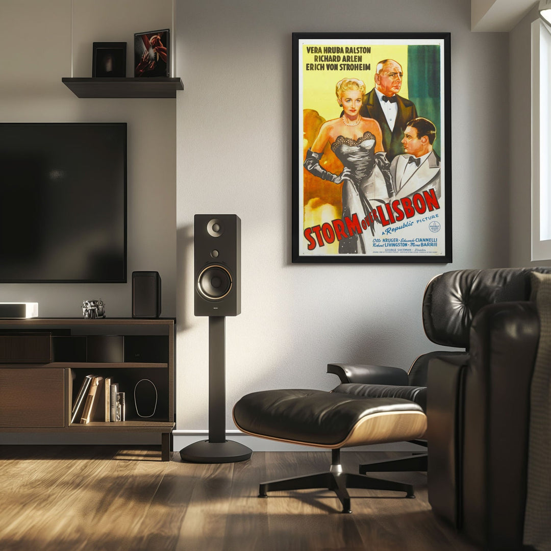 "Storm Over Lisbon" (1944) Framed Movie Poster