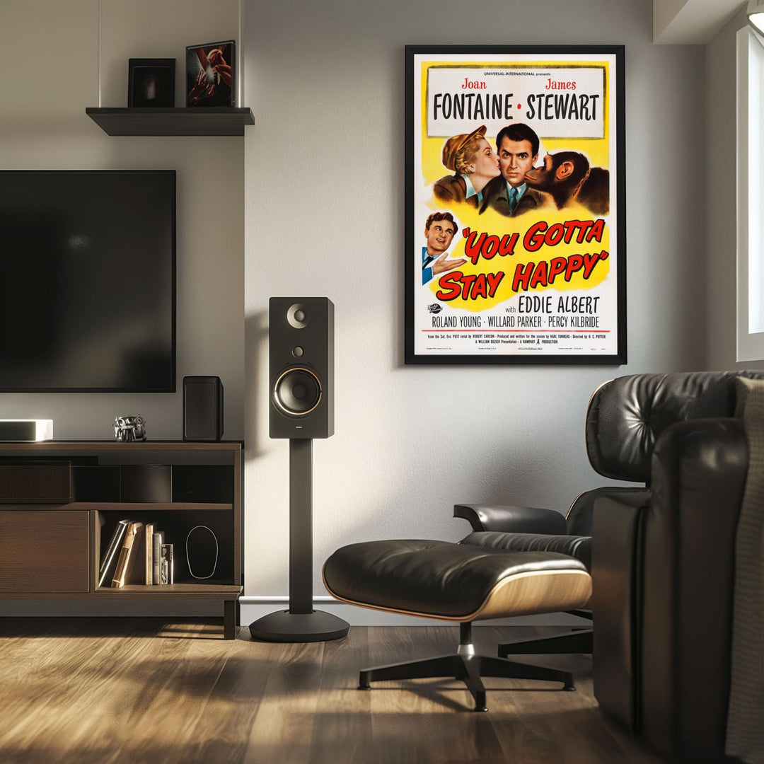 "You Gotta Stay Happy" (1948) Framed Movie Poster