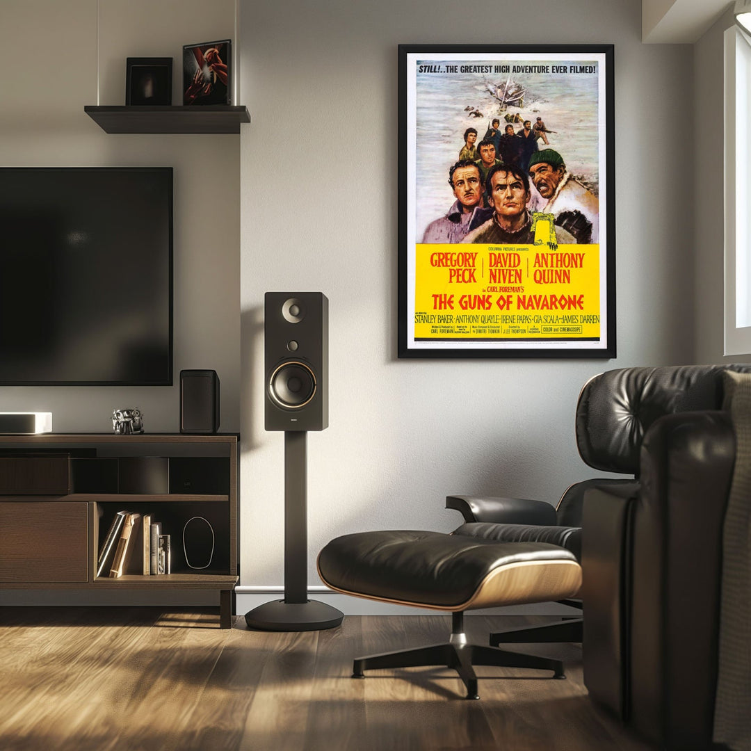 "Guns Of Navarone" (1961) Framed Movie Poster