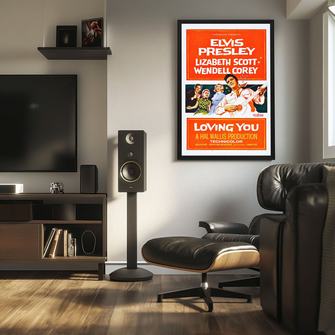 "Loving You" (1959) Framed Movie Poster