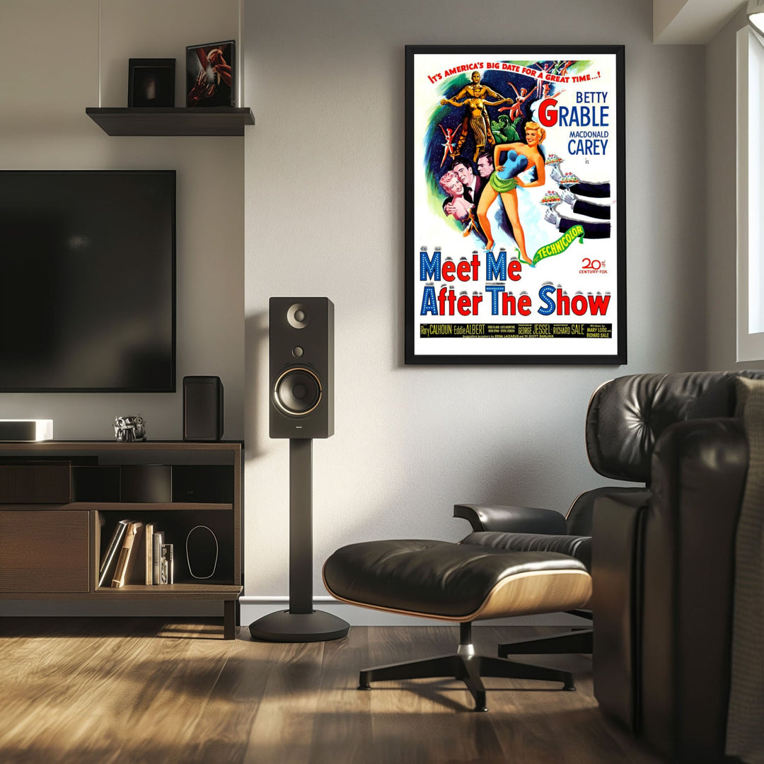 "Meet Me After The Show" (1951) Framed Movie Poster