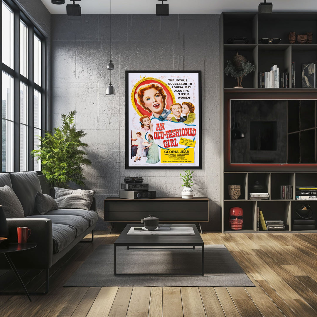 "Old-Fashioned Girl" (1949) Framed Movie Poster