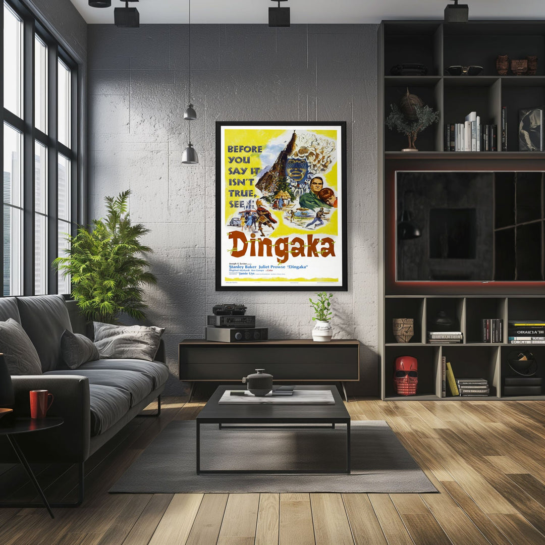 "Dingaka" (1965) Framed Movie Poster